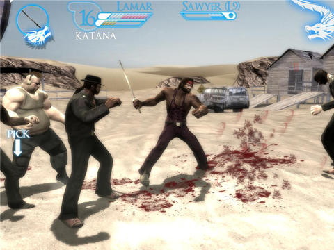 Gameplay screenshots of the Brotherhood of Violence 2 : Blood Impact for iPad, iPhone or iPod.
