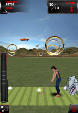 Gameplay screenshots of the Bubba Golf for iPad, iPhone or iPod.