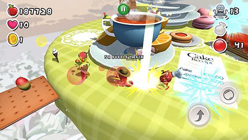 Gameplay screenshots of the Bubble jungle for iPad, iPhone or iPod.