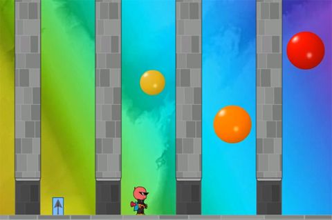 Gameplay screenshots of the Bubble trouble for iPad, iPhone or iPod.