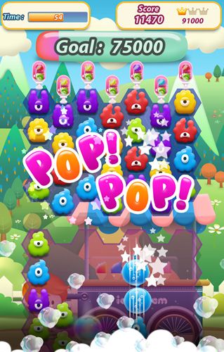 Gameplay screenshots of the Bubbly pop for iPad, iPhone or iPod.
