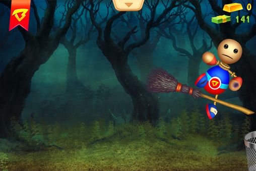 Gameplay screenshots of the Buddyman: Halloween Kick for iPad, iPhone or iPod.