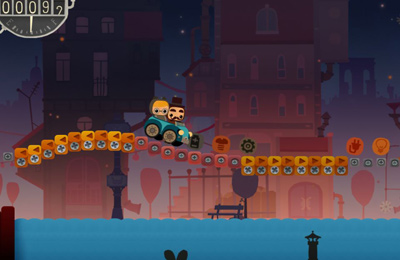 Gameplay screenshots of the Bumpy Road for iPad, iPhone or iPod.