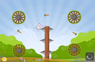 Gameplay screenshots of the Bunny Spin for iPad, iPhone or iPod.