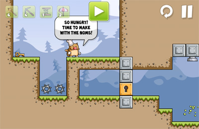 Gameplay screenshots of the Burger Cat for iPad, iPhone or iPod.