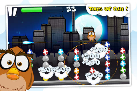 Gameplay screenshots of the Burning Birds for iPad, iPhone or iPod.
