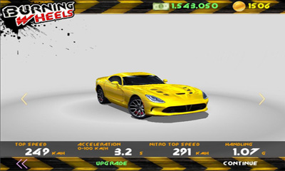 Gameplay screenshots of the Burning Wheels 3D Racing for iPad, iPhone or iPod.