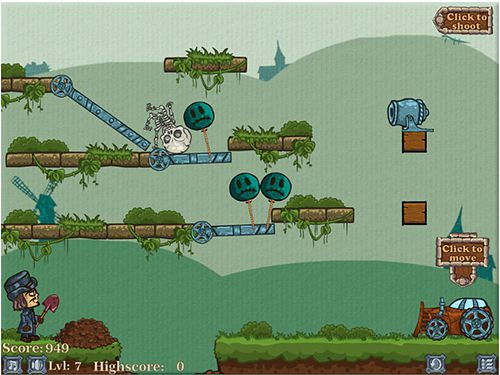 Gameplay screenshots of the Bury my bones for iPad, iPhone or iPod.