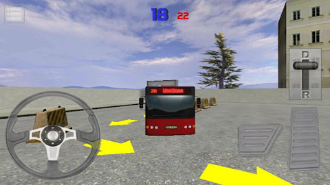 Gameplay screenshots of the Bus Parking 3D for iPad, iPhone or iPod.