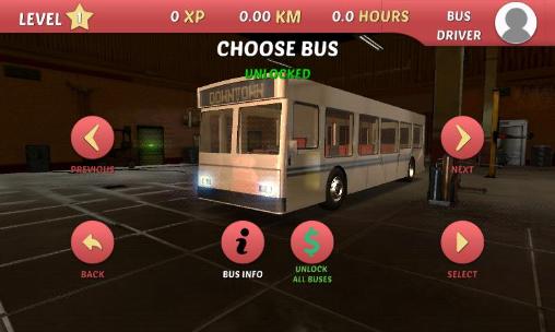 Gameplay screenshots of the Bus simulator 2015 for iPad, iPhone or iPod.