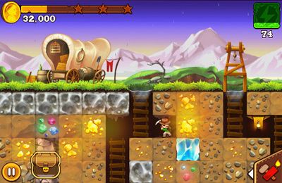 Gameplay screenshots of the California Gold Rush 2 for iPad, iPhone or iPod.