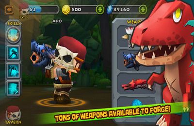 Gameplay screenshots of the Call of Mini: DinoHunter for iPad, iPhone or iPod.