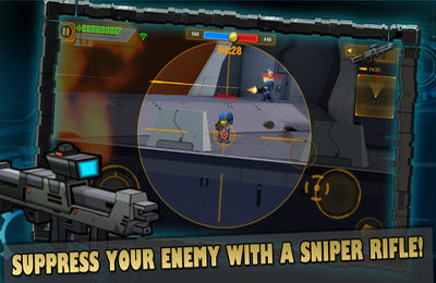 Gameplay screenshots of the Call of Mini: Infinity for iPad, iPhone or iPod.