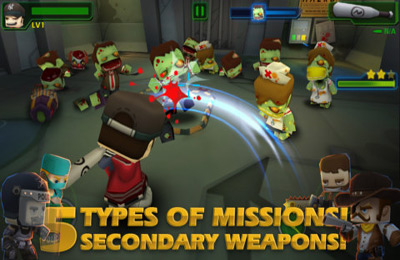 Gameplay screenshots of the Call of Mini: Zombies 2 for iPad, iPhone or iPod.
