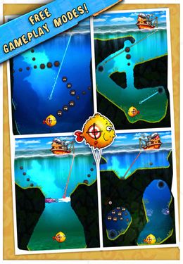 Gameplay screenshots of the Captain Cat Pocket for iPad, iPhone or iPod.