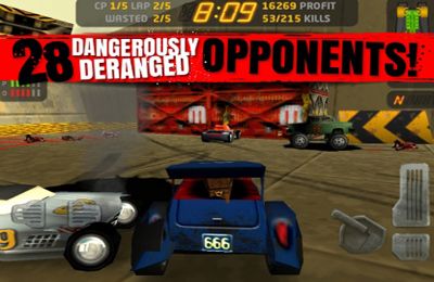 Gameplay screenshots of the Carmageddon for iPad, iPhone or iPod.