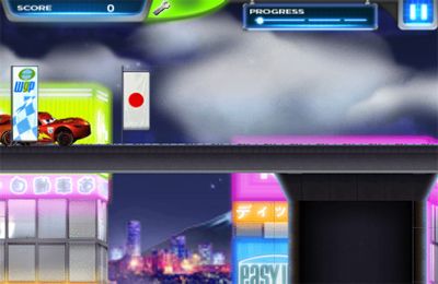 Gameplay screenshots of the Cars 2 for iPad, iPhone or iPod.