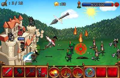 Gameplay screenshots of the Cartoon Defense 2 for iPad, iPhone or iPod.