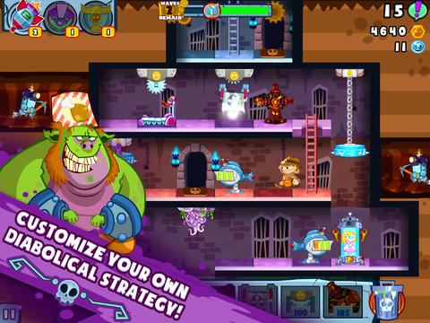 Gameplay screenshots of the Castle doombad for iPad, iPhone or iPod.