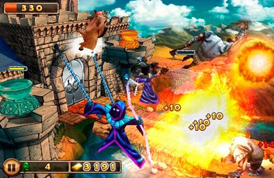 Gameplay screenshots of the Castle Frenzy for iPad, iPhone or iPod.