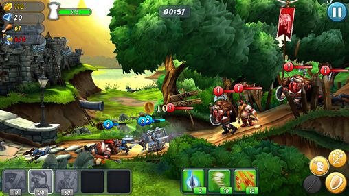 Gameplay screenshots of the Castle storm: Free to siege for iPad, iPhone or iPod.