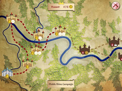 Gameplay screenshots of the Castles of mad king Ludwig for iPad, iPhone or iPod.