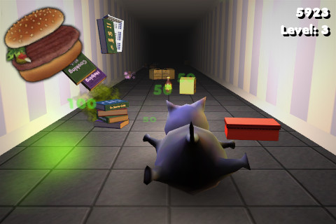 Gameplay screenshots of the Cat Dash for iPad, iPhone or iPod.