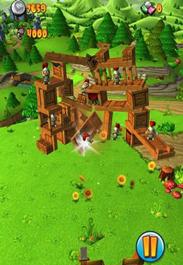 Gameplay screenshots of the Catapult King for iPad, iPhone or iPod.
