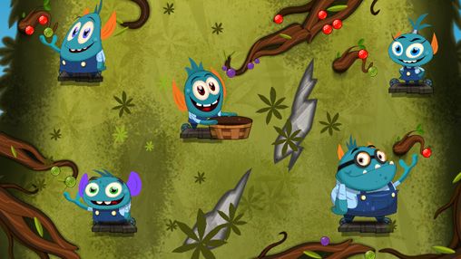 Gameplay screenshots of the Catch the berry for iPad, iPhone or iPod.
