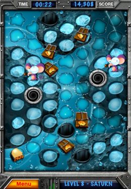 Gameplay screenshots of the Catcha Mouse 3 for iPad, iPhone or iPod.
