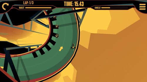 Gameplay screenshots of the Cava racing for iPad, iPhone or iPod.