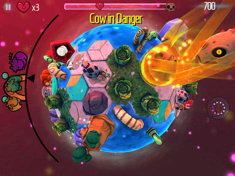 Gameplay screenshots of the Celleste for iPad, iPhone or iPod.