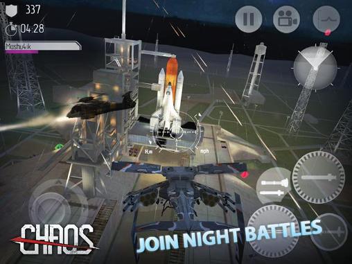 Gameplay screenshots of the Chaos: Combat copters for iPad, iPhone or iPod.