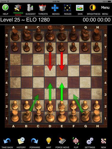 Gameplay screenshots of the Chess pro for iPad, iPhone or iPod.