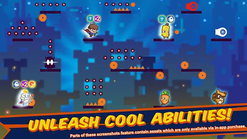 Gameplay screenshots of the Chibi chasers for iPad, iPhone or iPod.