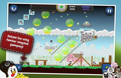Gameplay screenshots of the Chicken Balls: Area for iPad, iPhone or iPod.