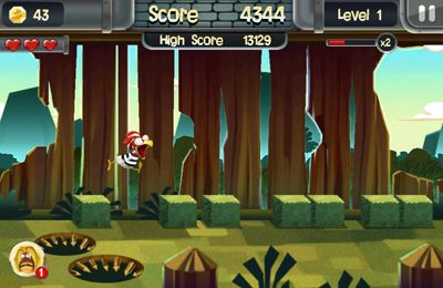 Gameplay screenshots of the Chicken Break for iPad, iPhone or iPod.