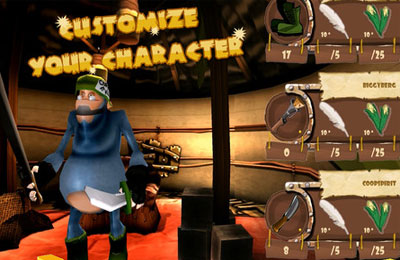 Gameplay screenshots of the Chicken Doom for iPad, iPhone or iPod.