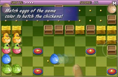 Gameplay screenshots of the Chicken & Egg for iPad, iPhone or iPod.