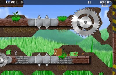Gameplay screenshots of the ChocoRun for iPad, iPhone or iPod.