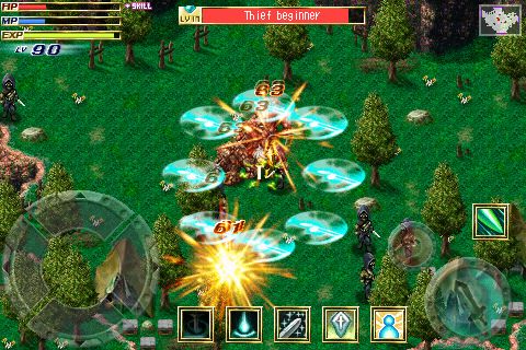 Gameplay screenshots of the Chronicle of ZIC: Knight Edition for iPad, iPhone or iPod.