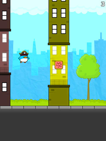 Gameplay screenshots of the City bird for iPad, iPhone or iPod.