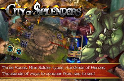 Gameplay screenshots of the City of Splendors for iPad, iPhone or iPod.