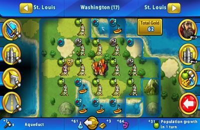 Gameplay screenshots of the Civilization Revolution for iPad, iPhone or iPod.