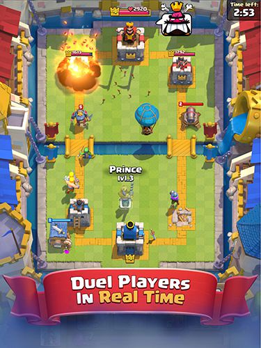 Gameplay screenshots of the Clash royale for iPad, iPhone or iPod.