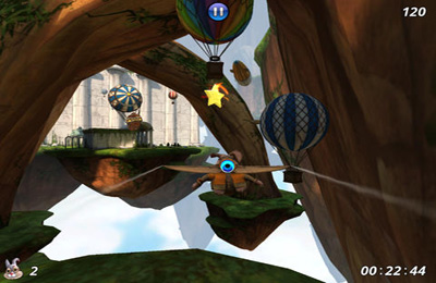 Gameplay screenshots of the Cloud Spin for iPad, iPhone or iPod.