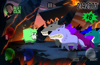 Gameplay screenshots of the Color Sheep for iPad, iPhone or iPod.