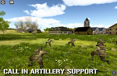 Gameplay screenshots of the Combat Mission : Touch for iPad, iPhone or iPod.
