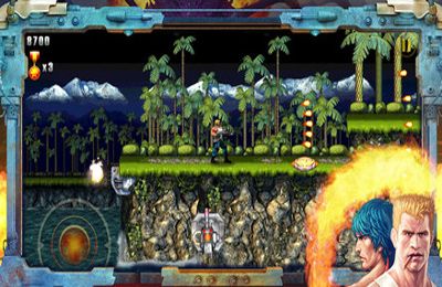 Gameplay screenshots of the Contra: Evolution for iPad, iPhone or iPod.