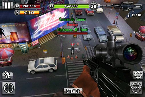 Gameplay screenshots of the Contract killer for iPad, iPhone or iPod.